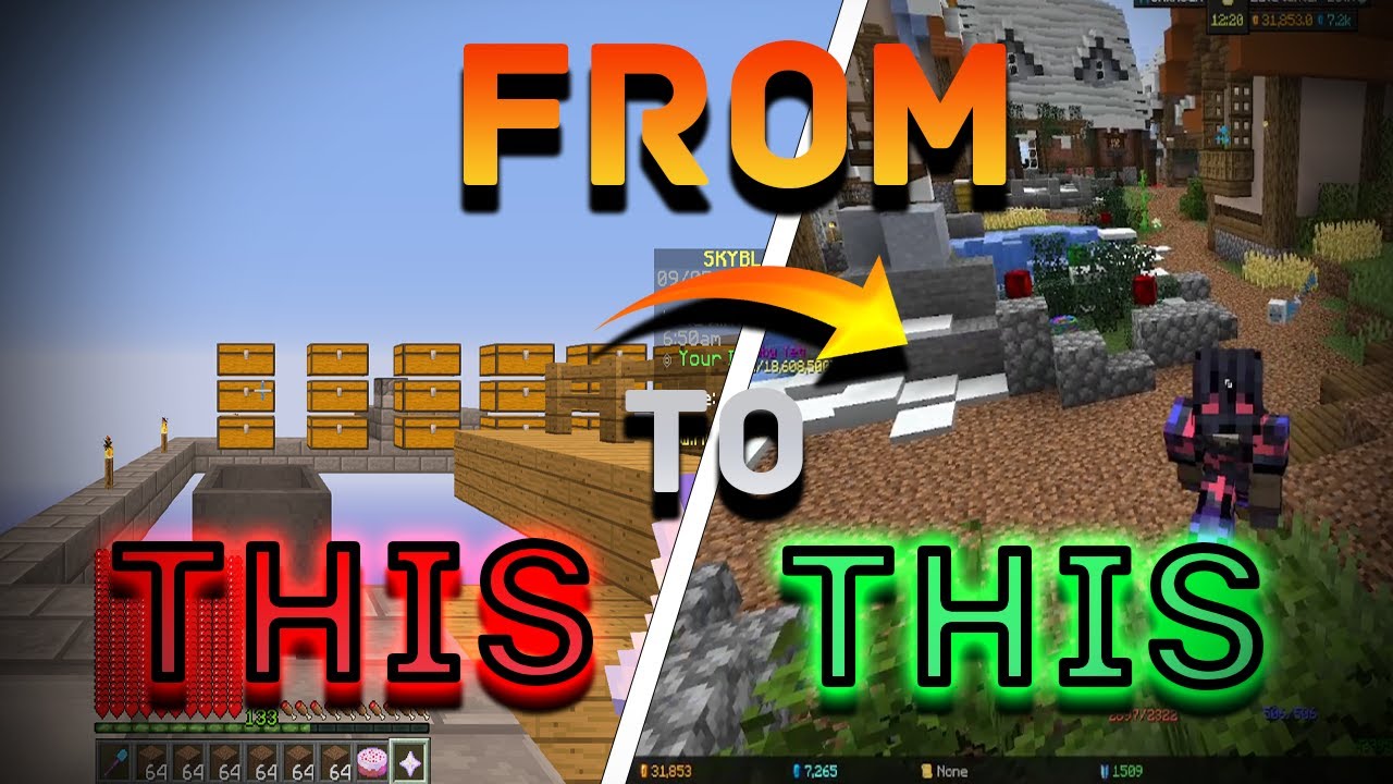 How To MAKE Hypixel Skyblock Look Like RPG Game SkyClient YouTube