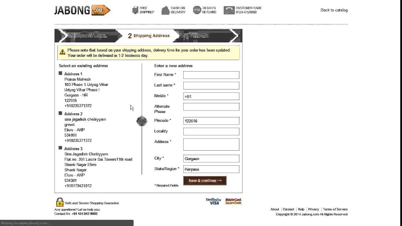 How to Use Jabong Credits