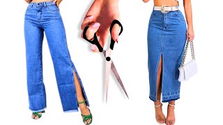 8 Ideias Incríveis de Customização e Transformação de Calça Jeans DIY Moda