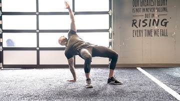 Shin Box Switches, Squats with Internal Rotation, Bridges w/ Reach Mobility Flow