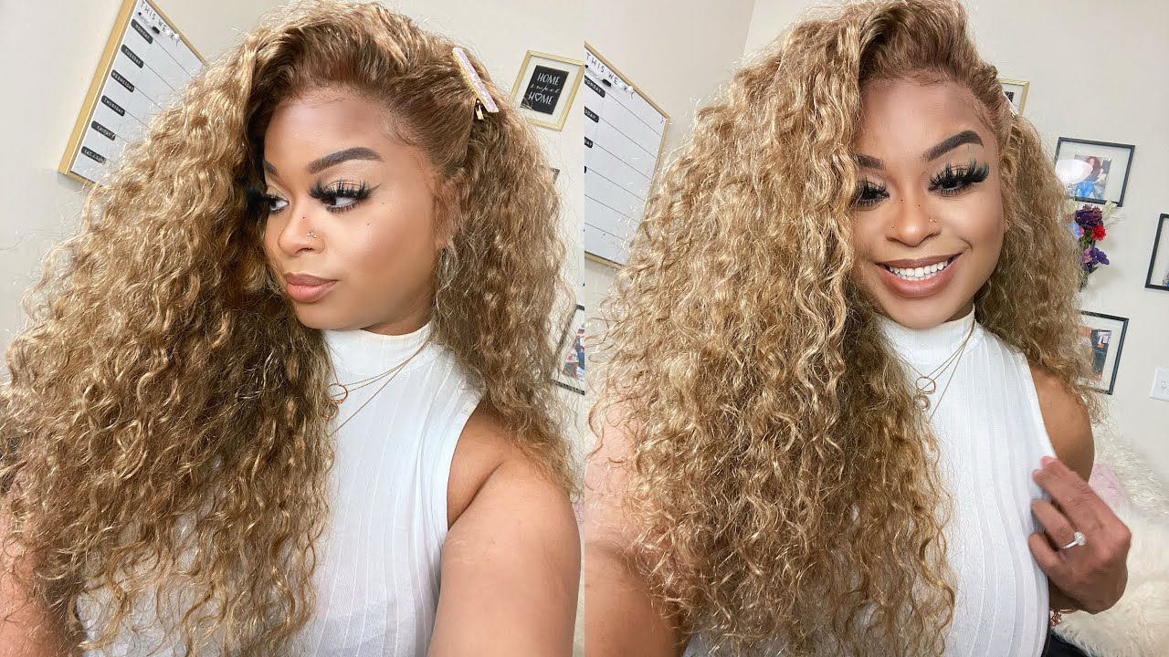Troika International blonde wig Blond Human Hair Wigs | Lace Front Luxury Wigs - Bekawigs main image 2