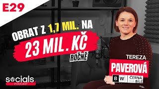 Tereza Paverová z Cernanabile.cz – jak dostat e-shop z 1,7 na 23 mil Kč ročně (🎙️Socials Podcast)