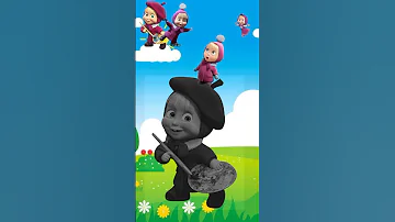 Masha And Bear Happy Harvest Puzzle Shorts Short Mashaandthebear Tiktok Fypシ Flowers 