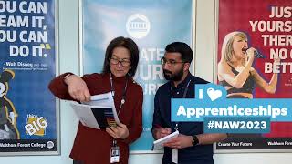 Day in the life of an Apprentice 2023