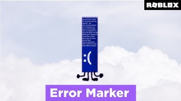 Error Marker Find the Markers Roblox