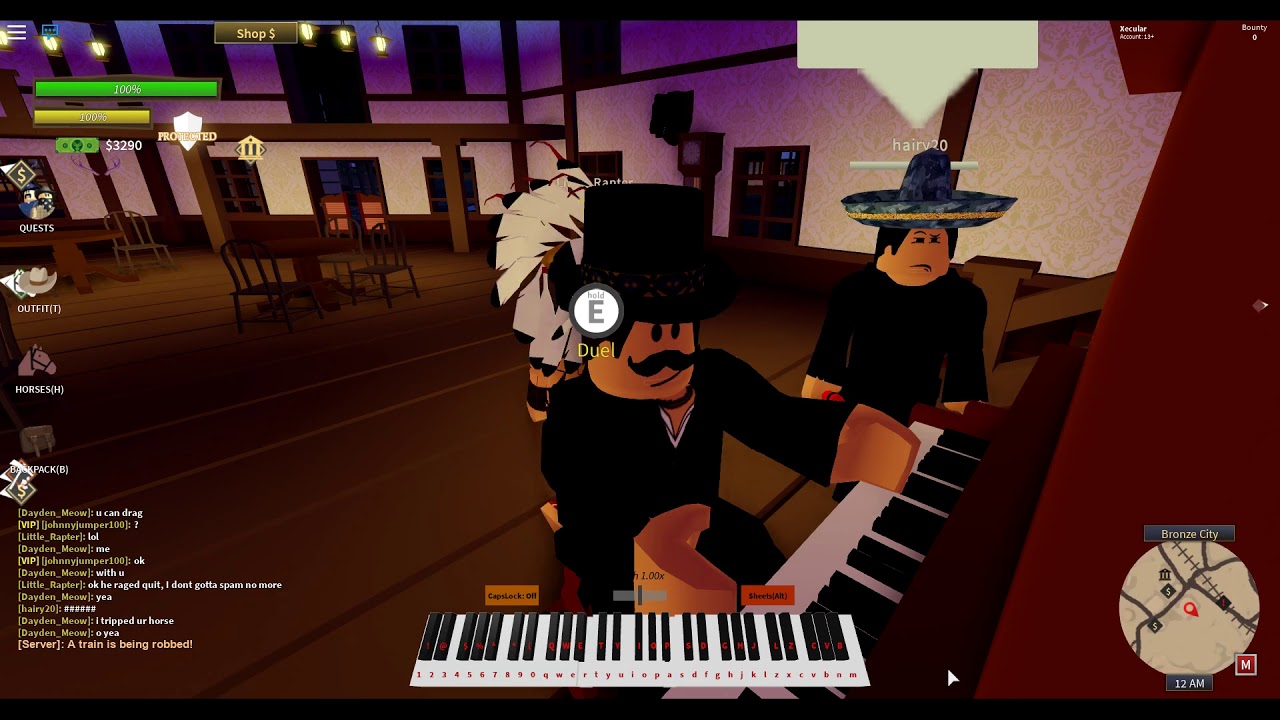 Old Town Road But Its On The Wild West Roblox By Xecular Official - wild west roblox sheet music