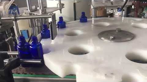MIC-L40 small bottle E-liquid filling capping machine