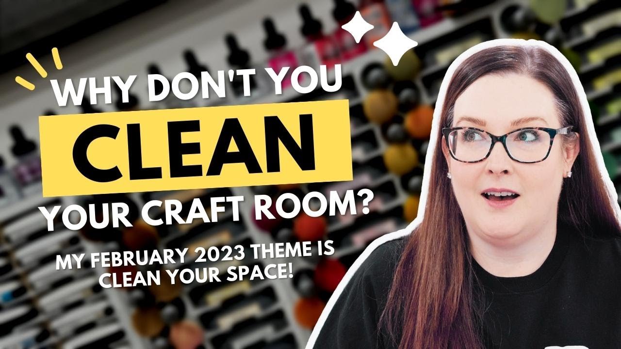 CLEAN YOUR SPACE! Craft Room Cleanup &amp; Organization (The Before)