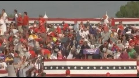 Shots Fired At Trump Rally, Former President Pumps Fist As He's Rushed Off Stage