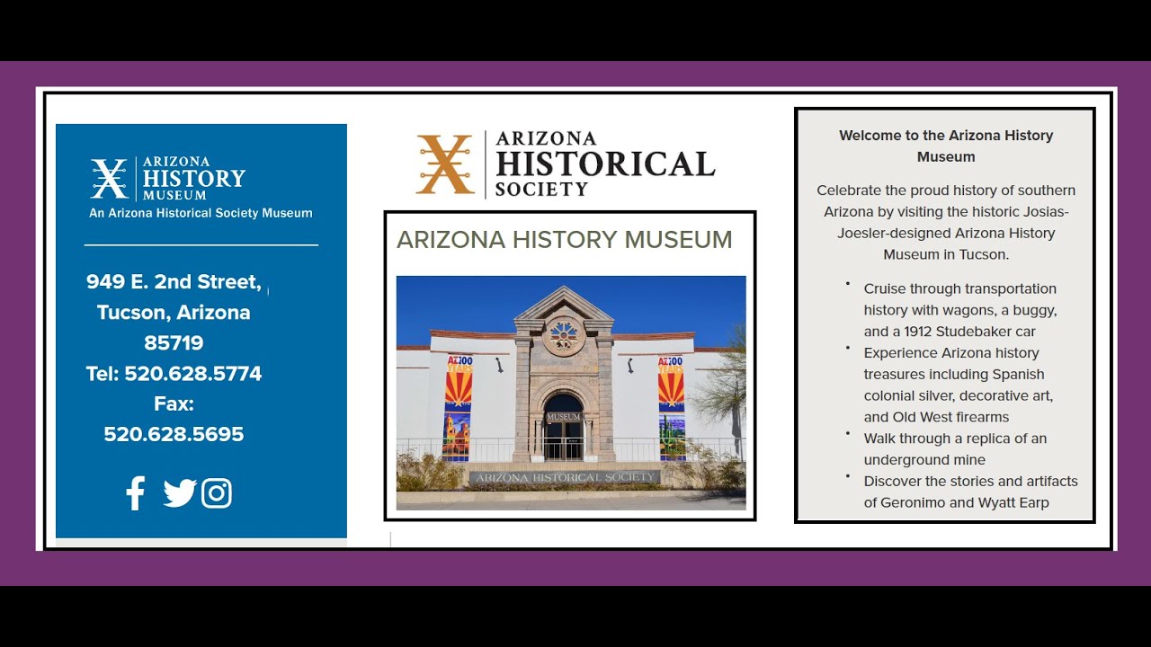 Arizona History Museum, Tucson Arizona. (Apache history and Geronimo