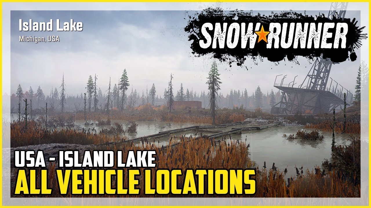 SnowRunner Island Lake Map