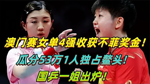 國乒澳門賽積分獎金曝光，王楚欽最多！國乒又獲得149萬獎金，王楚欽、王曼昱最多，11人怎麼分？ - 天天要聞
