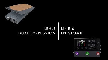 LEHLE DUAL EXPRESSION and LINE6 HX stomp – quick setup