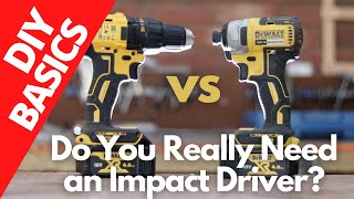 An Impact Driver is a great tool but not necessarily a replacement for a combi drill.