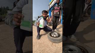 Petrol Se Tyre Mein Air? 😳🔥 Real Test – Shocking Result! #trending
