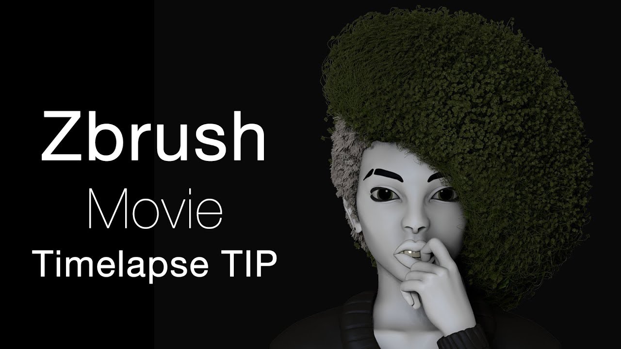 how to make a movie from brush strokes in zbrush