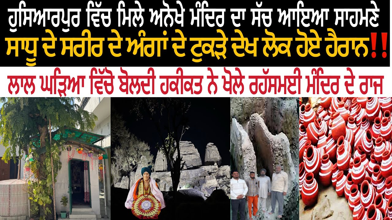 होशियारपुर में मिले अनोखे मंदिर का सच आया सामने-साधु के शरीर के टुकड़े देख लोगों के उड़ गए होश 