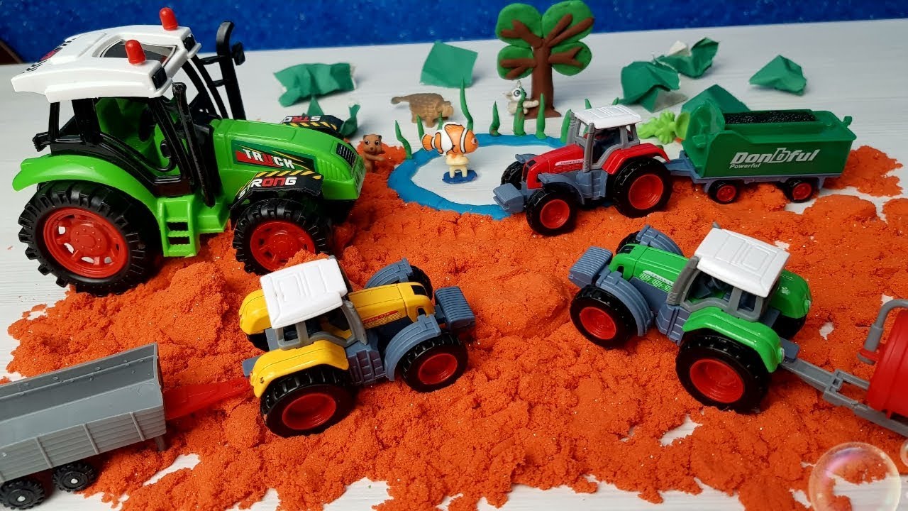 Learn Colors with Tractor Animation for Kids & Babies Nursery Rhymes