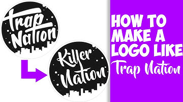 How to make a logo like Trap Nation! (Easy)