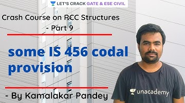 Crash Course on RCC Structure | Part-9 | GATE 2021 | Kamalakar Pandey