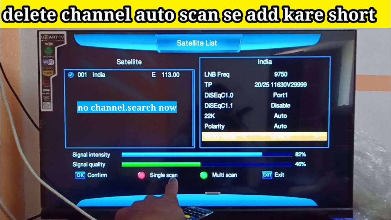 no channel no program solution on DD free Dish mpeg4 box | memory wale box ko auto scan kaise karen