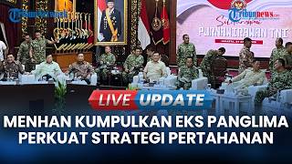 🔴LIVE UPDATE | Bocoran Isi Pertemuan Menhan Dengan Eks Panglima TNI Hingga Senior Militer