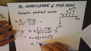 Understanding Cash Flow Diagrams: Geometric Series 1
