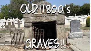 Old 1800s Graves!! | Mission Cemetery Exploration
