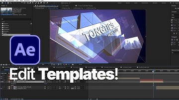 😍 LEARN: How To: Edit Templates in Adobe After Effects CC | How To