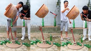 💥🔥Balance A Large Water Tank On A Suspended Wooden Board&China's No. 1 Balance Master