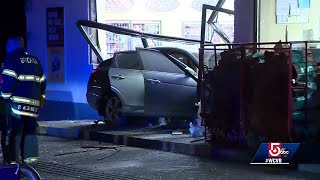 Driver faces charges after crashing into Marylou's coffee shop, Shell Gas station in Brockton