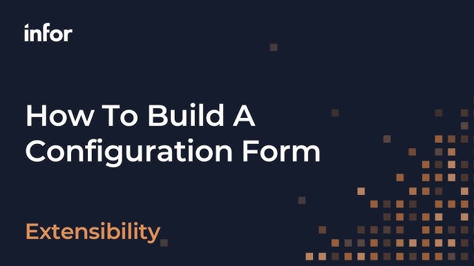 Creating A Configuration Form For Custom 2024