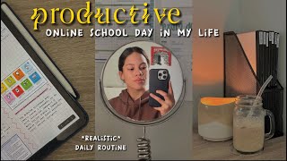 productive online school day in my life ✨ studying, classes, etc. | south african youtuber