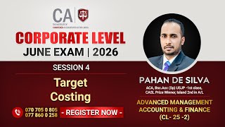 𝐂𝐀 - 𝐂𝐋𝟐 - 𝐓𝐚𝐫𝐠𝐞𝐭 𝐂𝐨𝐬𝐭𝐢𝐧𝐠 (𝐒𝐞𝐬𝐬𝐢𝐨𝐧 𝟎𝟒) 𝐌𝐨𝐫𝐞 𝐃𝐞𝐭𝐚𝐢𝐥𝐬 👇