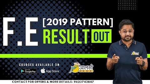 F.E 2019 PATTERN RESULTS DECLARED | IMPORTANT THINGS TO KNOW | #SPPU | Aalsi Engineer | Rounak Sir