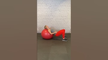 Stability Ball Glute Bridge