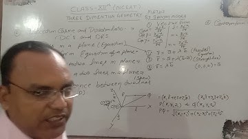 Vectors and three dimensional geometry 12 based on NCERT Introduction 2 by SANJAY Mishra for JEE