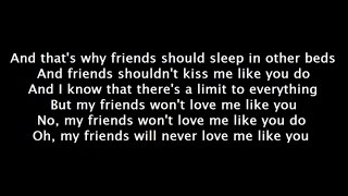 Video thumbnail of "Ed Sheeran - Friends (Lyrics)"