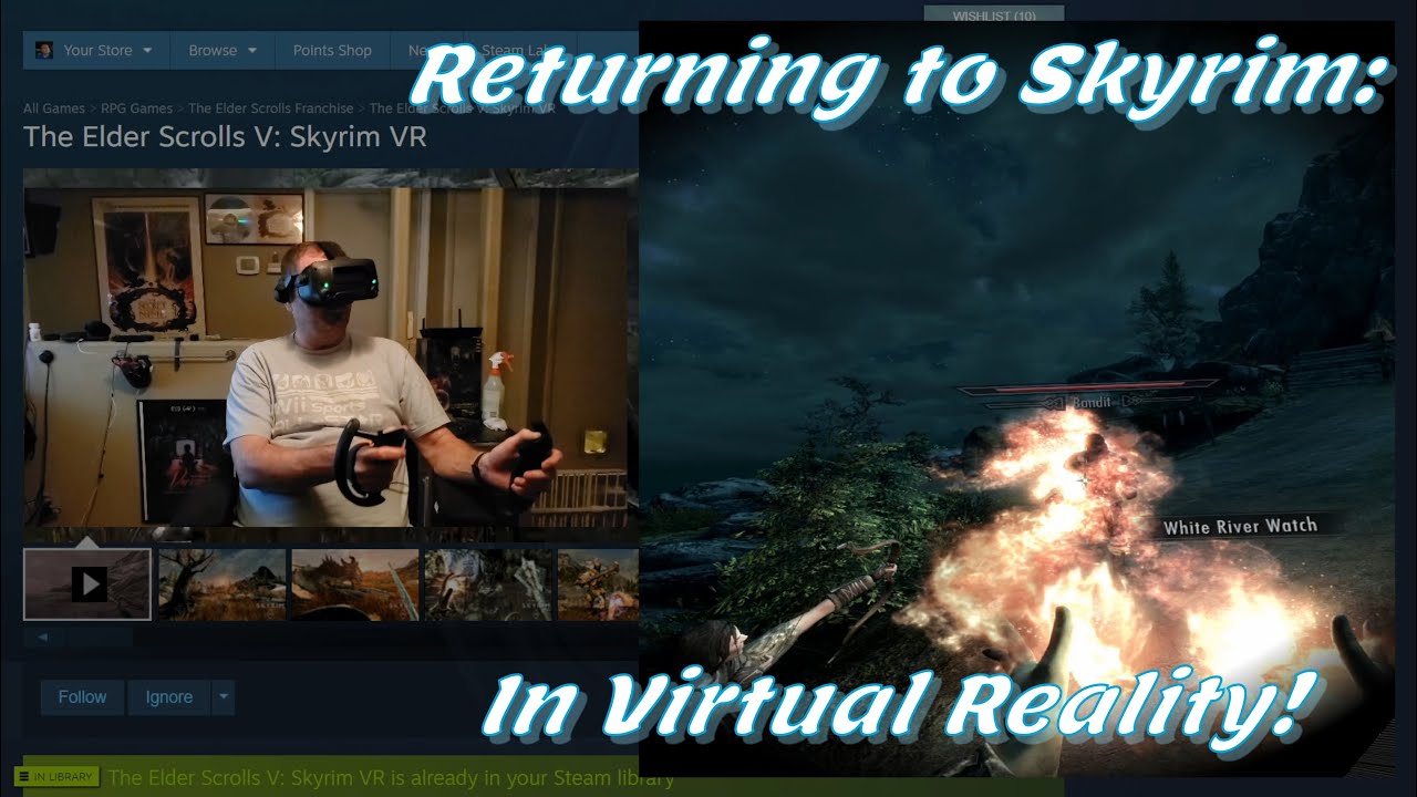 Lodge Hassy Van A Dive into Skyrim VR: Dabbling with Producing a Valve Index Driven Video  (Commentary) - YouTube