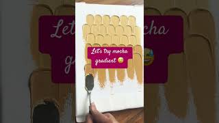 Mocha strokes , textured art time it is #textured painting #texturedartwork #beginnerfriendly #art