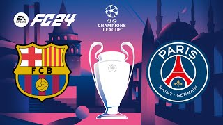 Barcelona vs PSG | EAFC 24 PS5 Gameplay | Champions League [4K 60FPS]