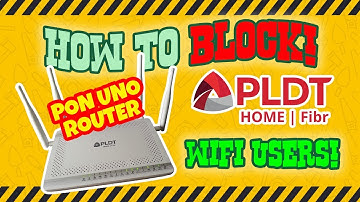 How To Block Wifi Users - PLDT Home Fiber 2019