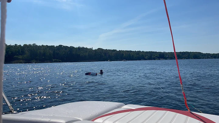 Sydney is wakeboarding