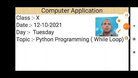 Class X Computer Application 12 10 2021 By Mr  Praveen Singh