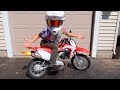 CRF110F YOSHIMURA EXHAUST BARKS!! SOO LOUD