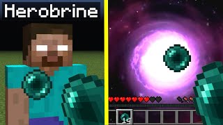 what's inside the Herobrine in minecraft ?!