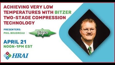 Achieving Very Low Temperatures with BITZER Two-Stage Compression Technology