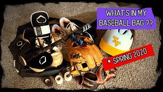 What's In My Baseball Bag ? D1 Baseball Player Edition