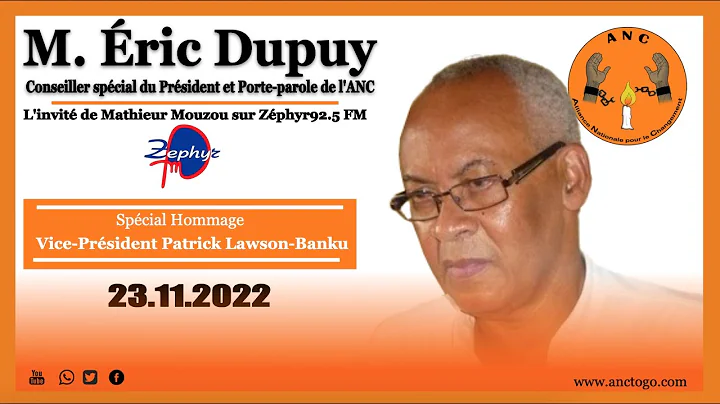 M. ric Dupuy: Spcial Hommage  Patrick Lawson-Banku...