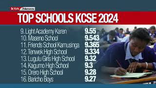 Top schools in KCSE 2023